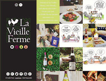 Tablet Screenshot of lavieilleferme.com